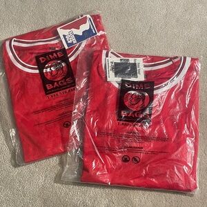 Dime Bags 420 Red Chicago Jerseys Adult XXL “Four 20” - Pack of 2